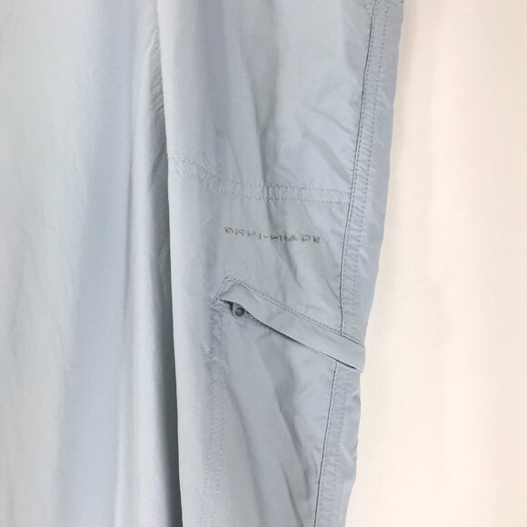 Columbia PFG Aruba Roll Up Pant Women's Plus Size 24W Gray Outdoor Fishing Trail - Picture 3 of 11